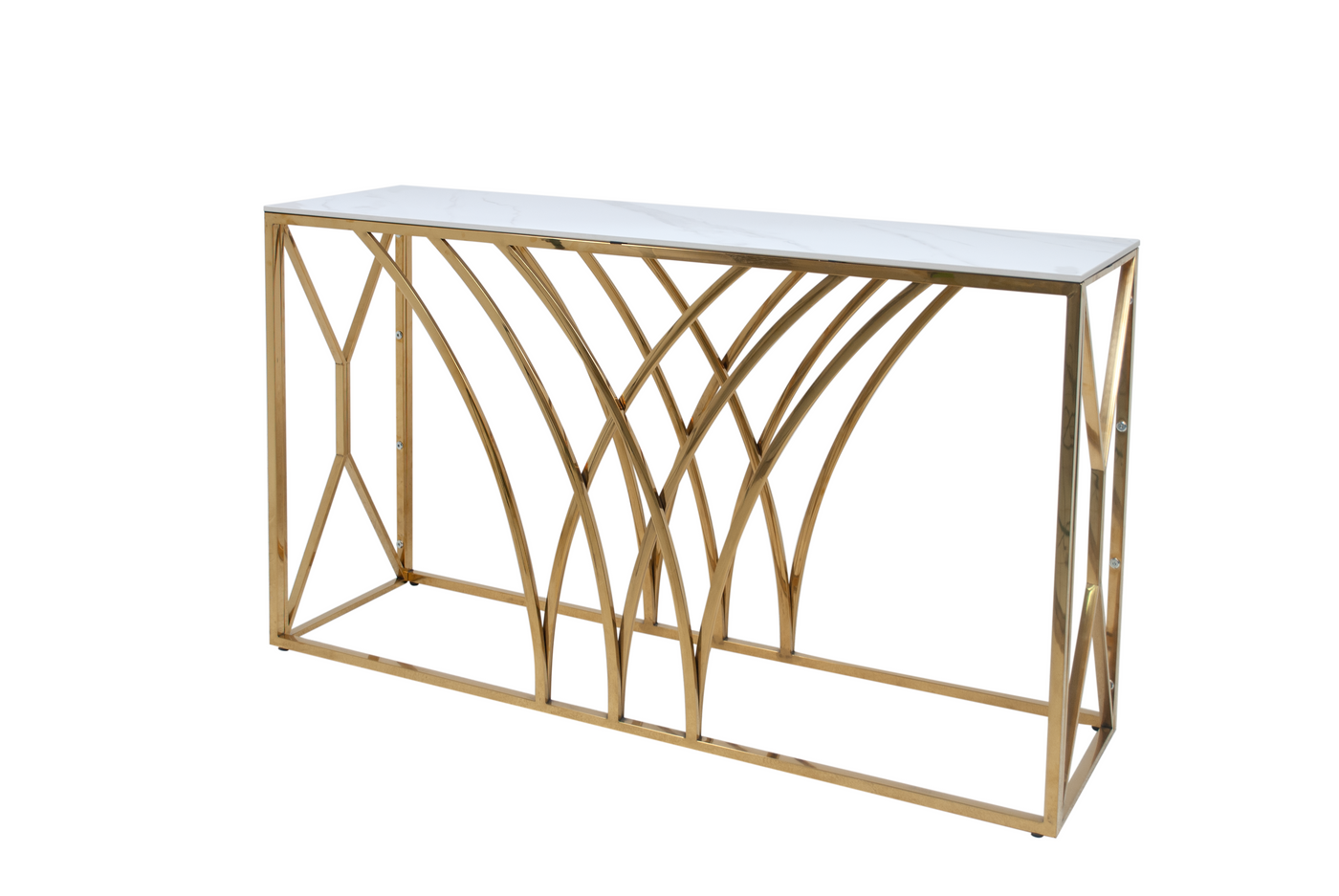 Amyra Marble Top Console Table