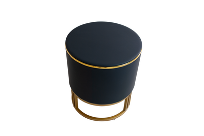 Jade Rounded Leather Pedestal