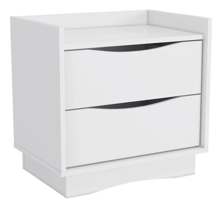 Tiera Bedside Pedestal with 2 Drawers