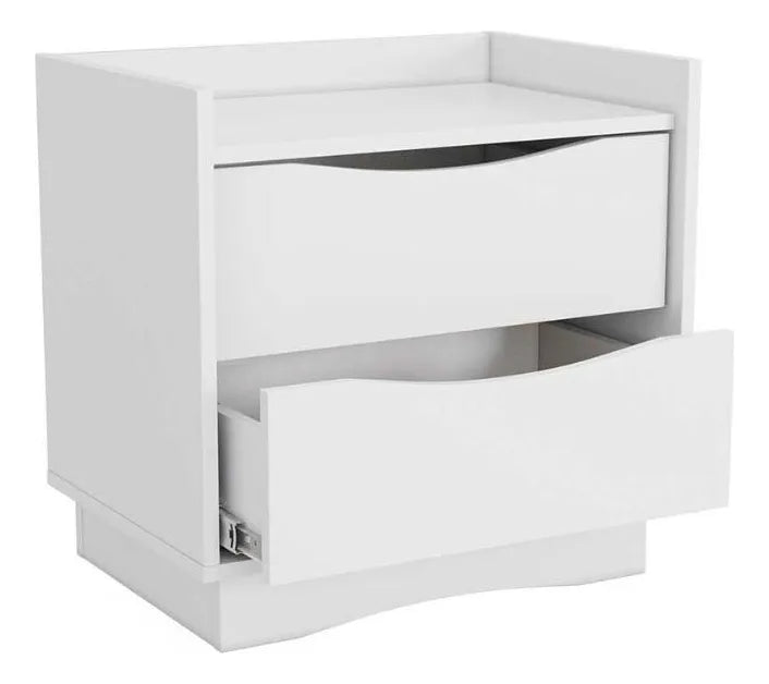 Tiera Bedside Pedestal with 2 Drawers