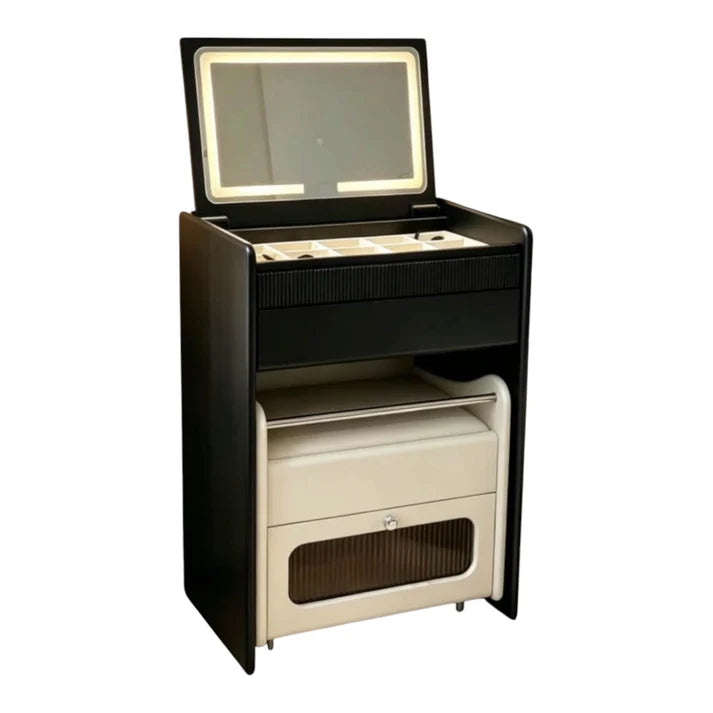 Lovella Multifunctional Vanity Table – Matte Carbon Black
