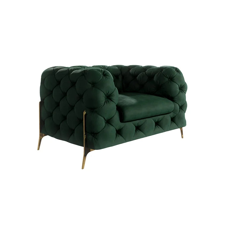 Arcadia Modern Velvet Sofa
