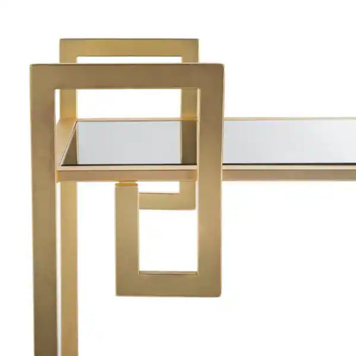 Everly Gold Serving Trolley/Cart