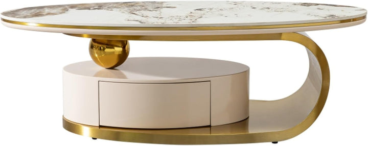 Eydis Coffee Table With Sintered Stone Top