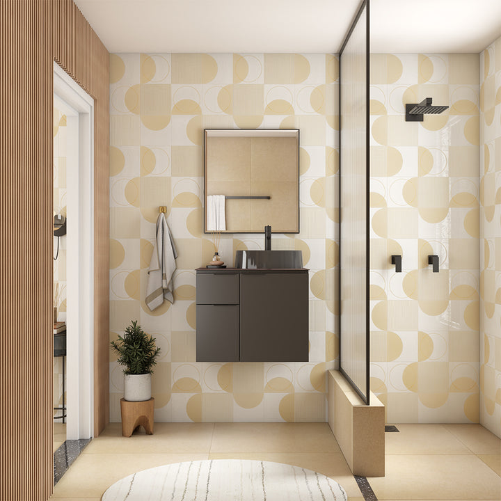 Figo Steel Bathroom Vanity With Prisma Basin