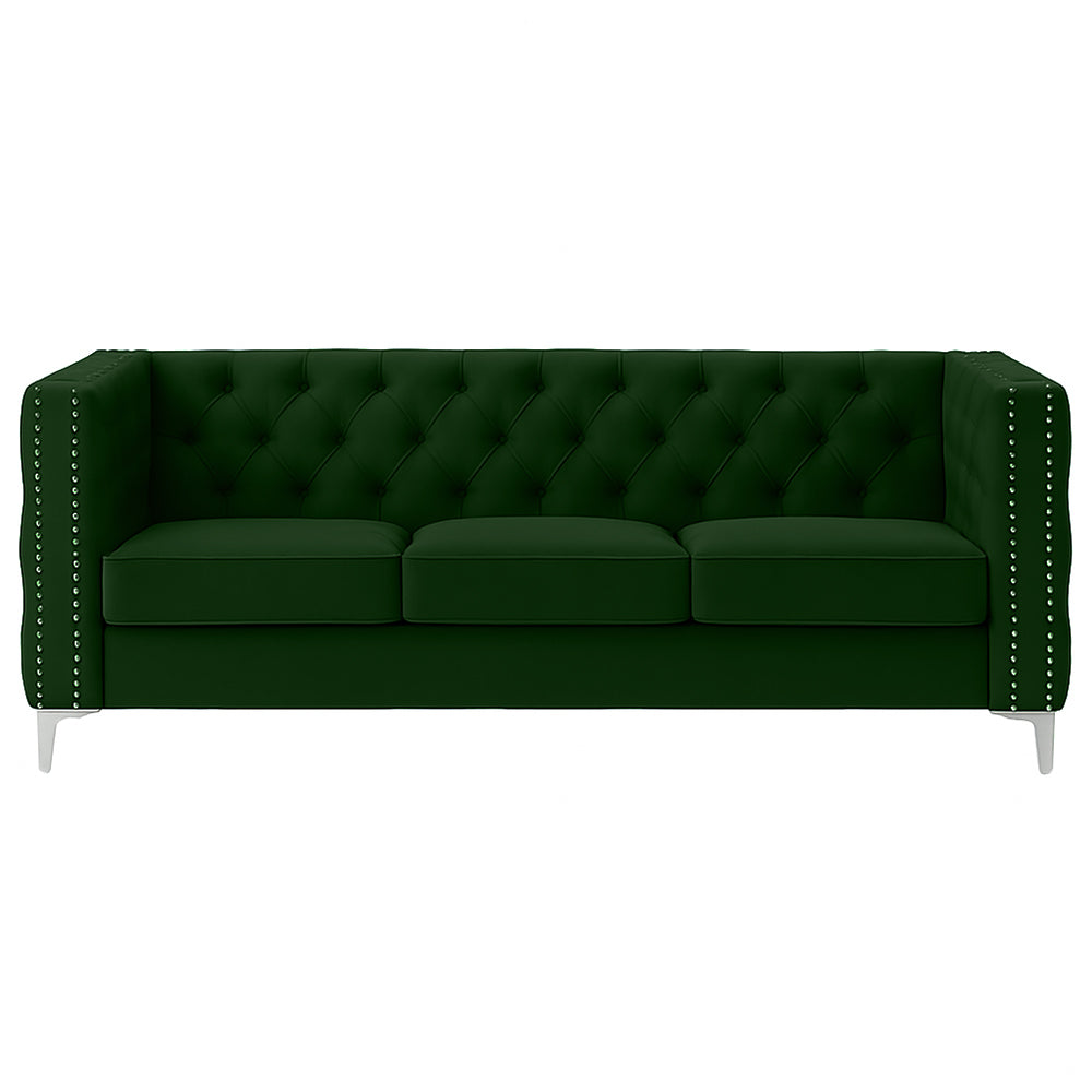 Oxford Three Seater Buttoned Couch