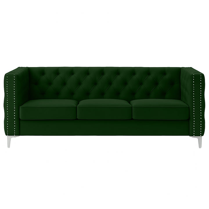 Oxford Three Seater Buttoned Couch