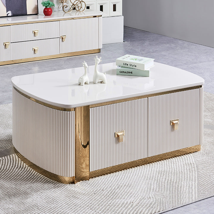 Gianna Contemporary Glam Coffee Table