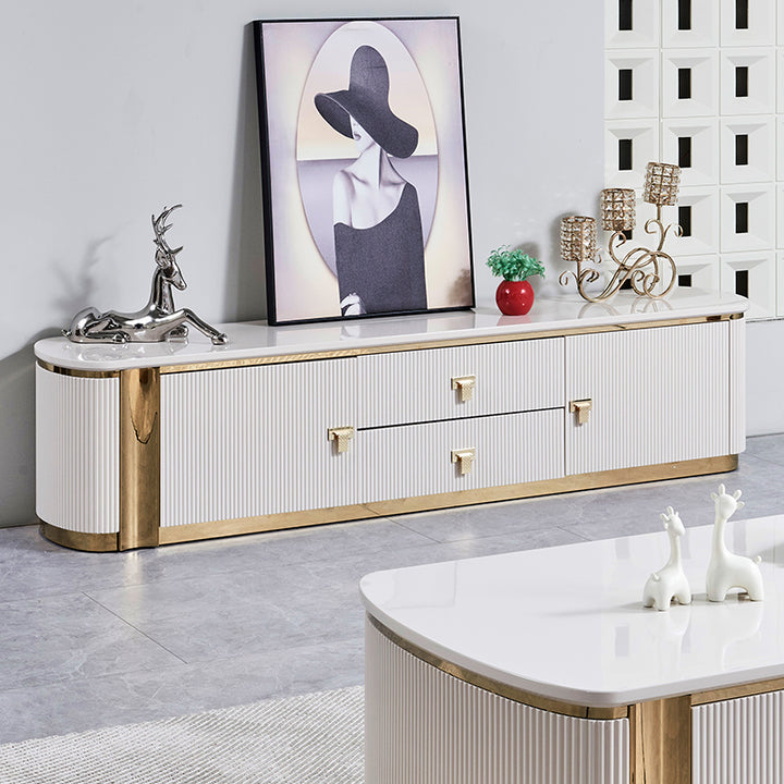 Gianna Contemporary Glam Plasma Stand