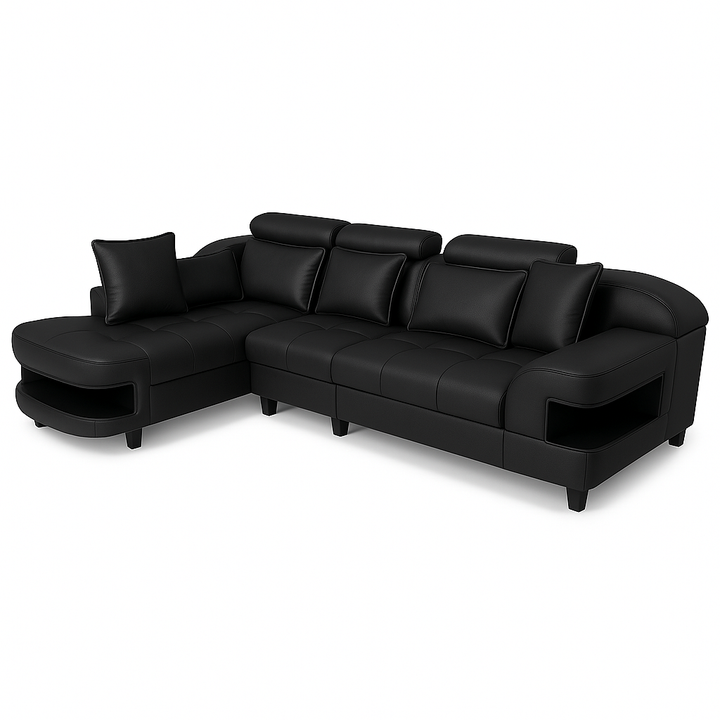 Harley  L Shape Corner Sofa-PU