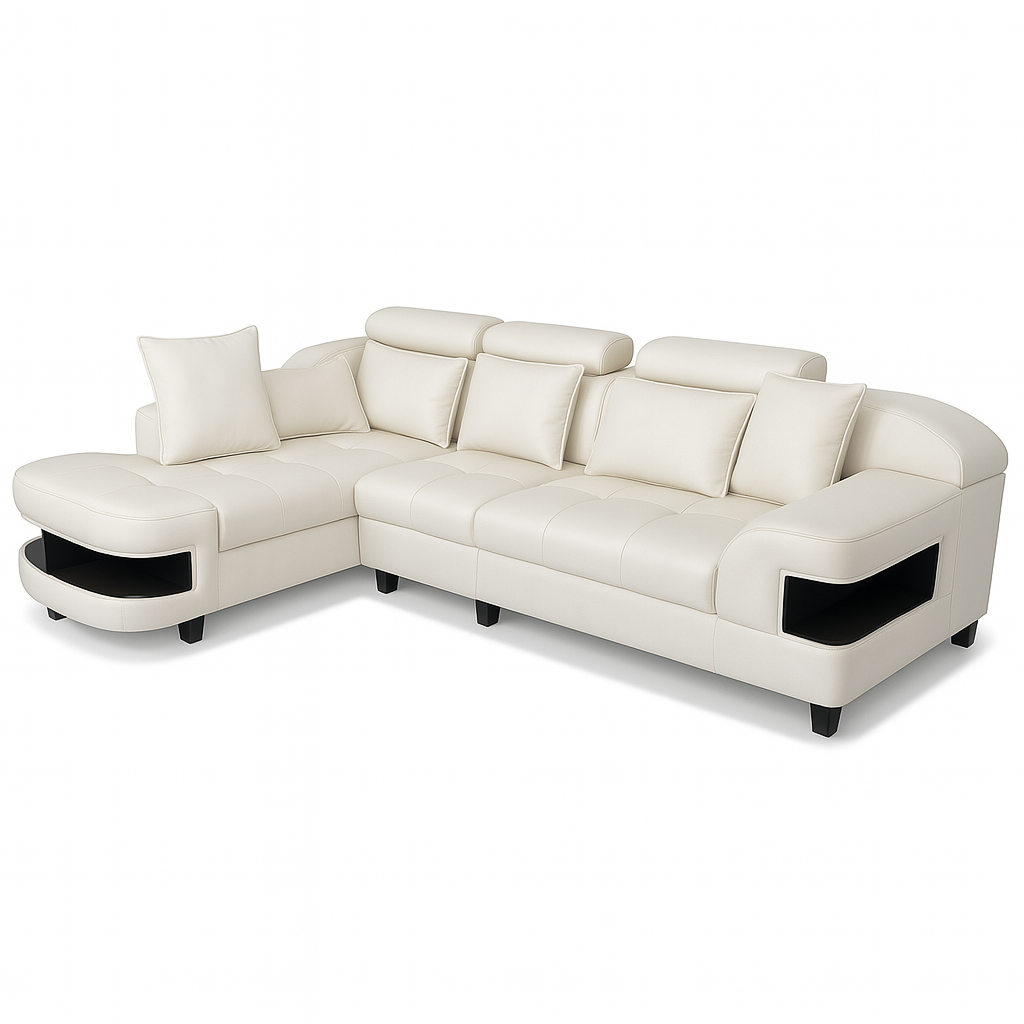 Harley  L Shape Corner Sofa-PU