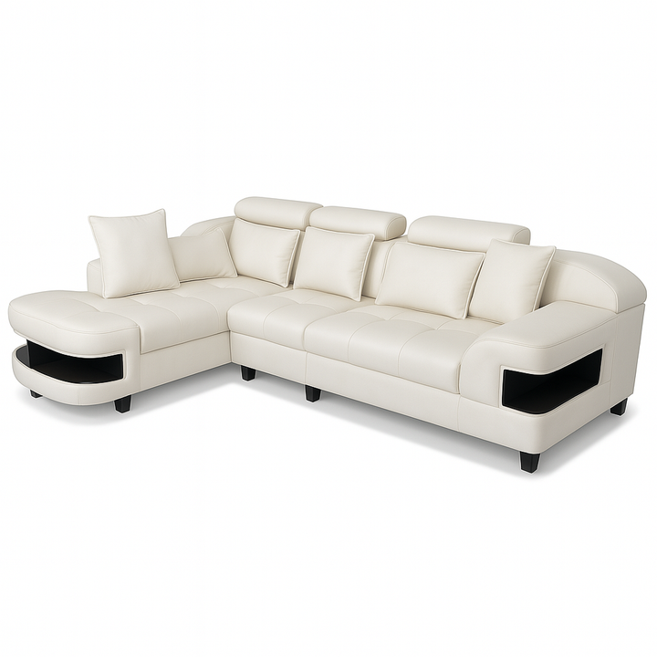 Harley  L Shape Corner Sofa-PU