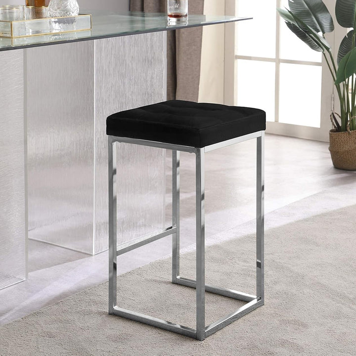 Hercules Silver Frame Barstool
