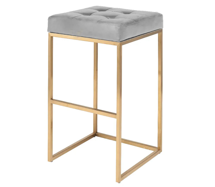 Hercules Silver Frame Barstool