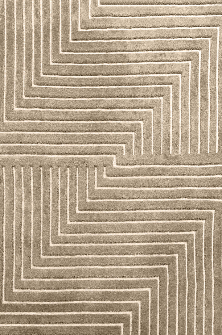 Labyrinth-Salted Caramel Rug