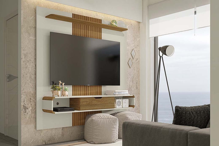 Lisboa Wall Panel Plasma Stand