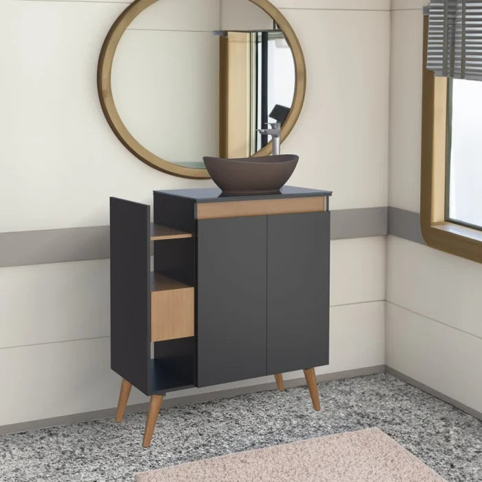 Lotus Bathroom Vanity With Bali Basin Freestanding  - 80 cm
