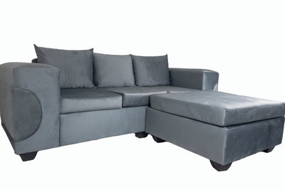 Theodora Velvet Corner Couch
