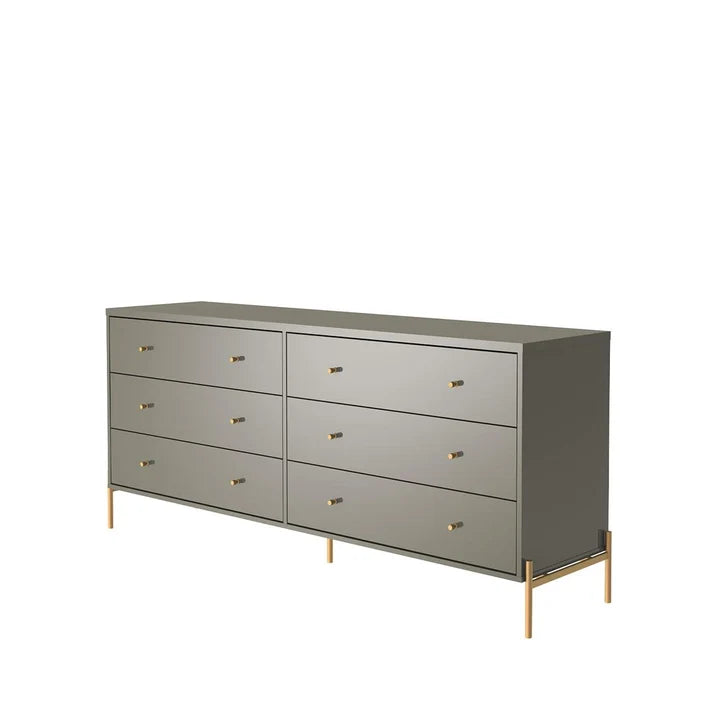 Jasper 6 Drawer Dresser 1.8m