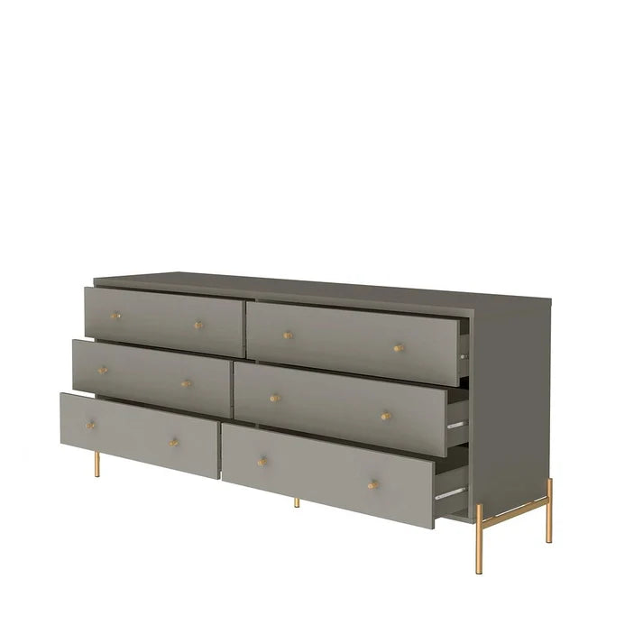 Jasper 6 Drawer Dresser 1.8m