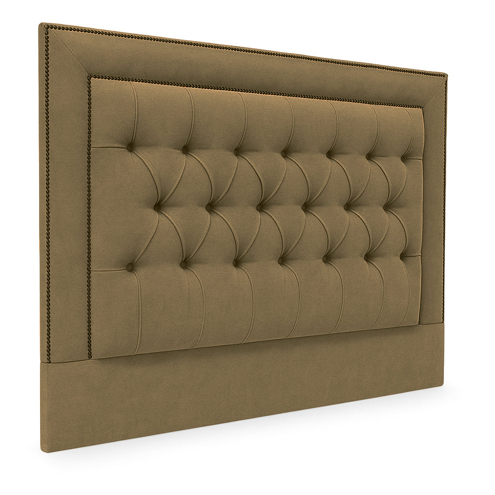 Penny Buttoned Linen Headboard