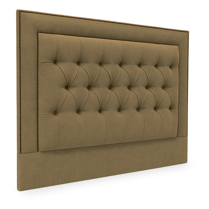 Penny Buttoned Linen Headboard