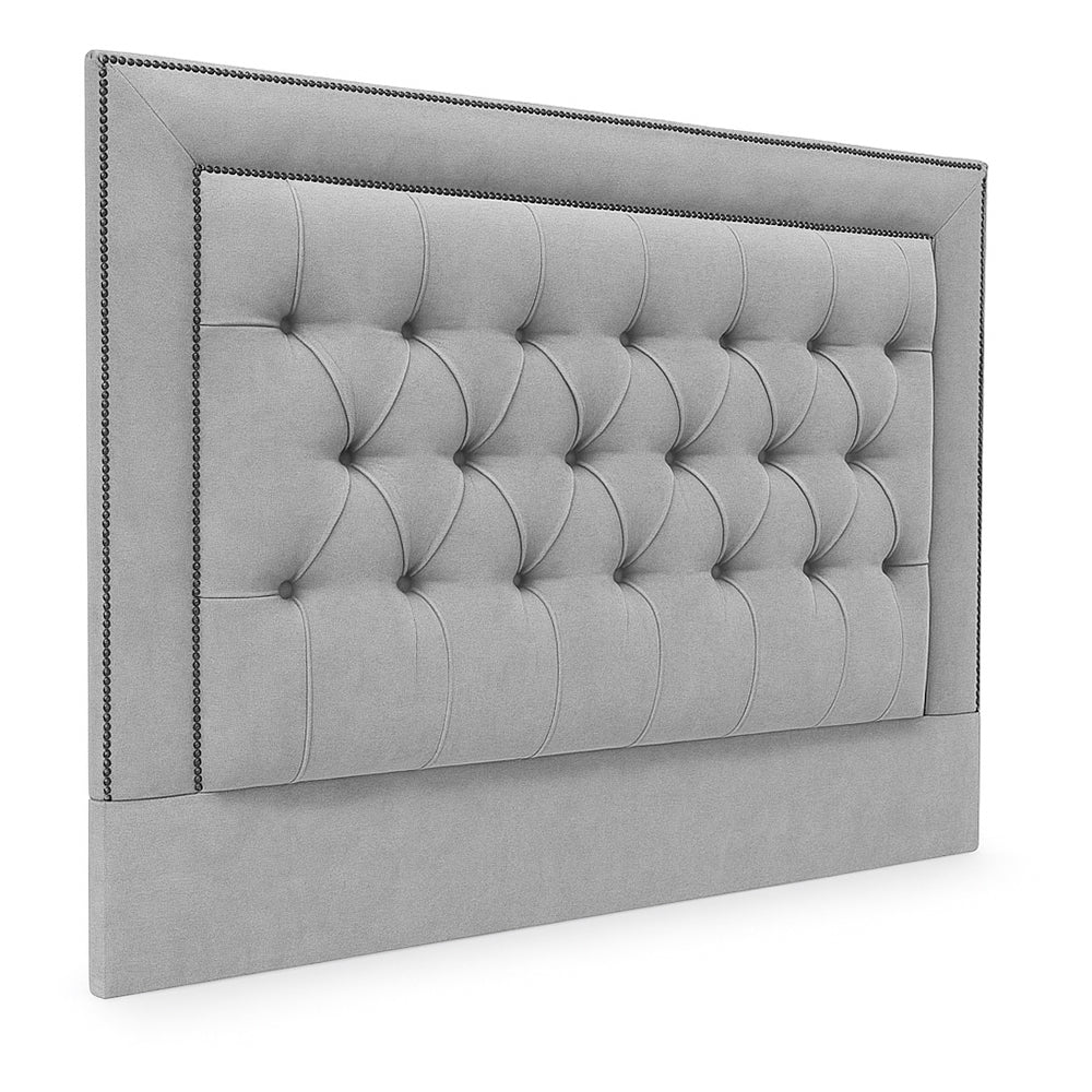 Penny Buttoned Linen Headboard