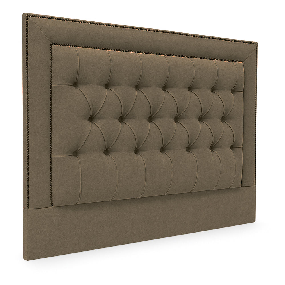 Penny Buttoned Linen Headboard