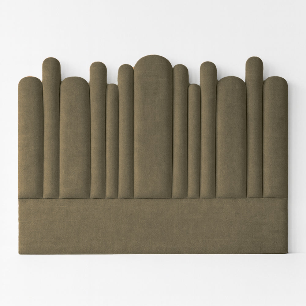 Yardley Artisty Overlap Linen Headboard Only