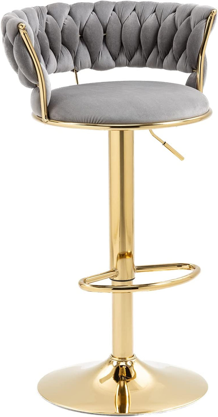 Novah Velvet Bar Stool