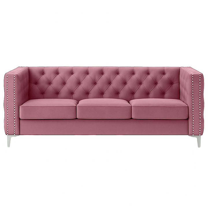 Oxford Three Seater Buttoned Couch