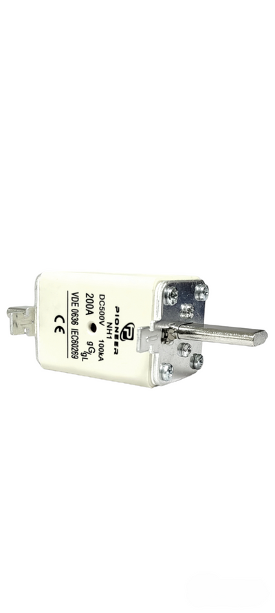 Pioneer NH1 fuse 200A 500VDC gL/gG Dual indicator