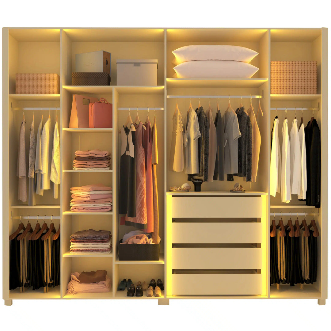 Innova 6-Door Reflecta Wardrobe