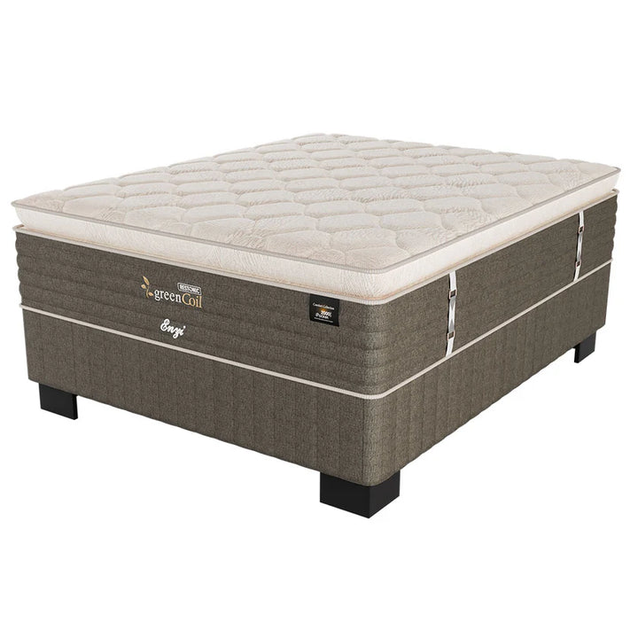 Restonic Green Coil Enzi Base And Mattress