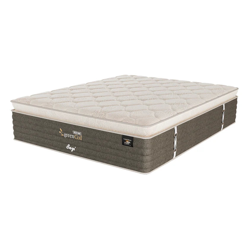 Restonic Green Coil Enzi Base And Mattress