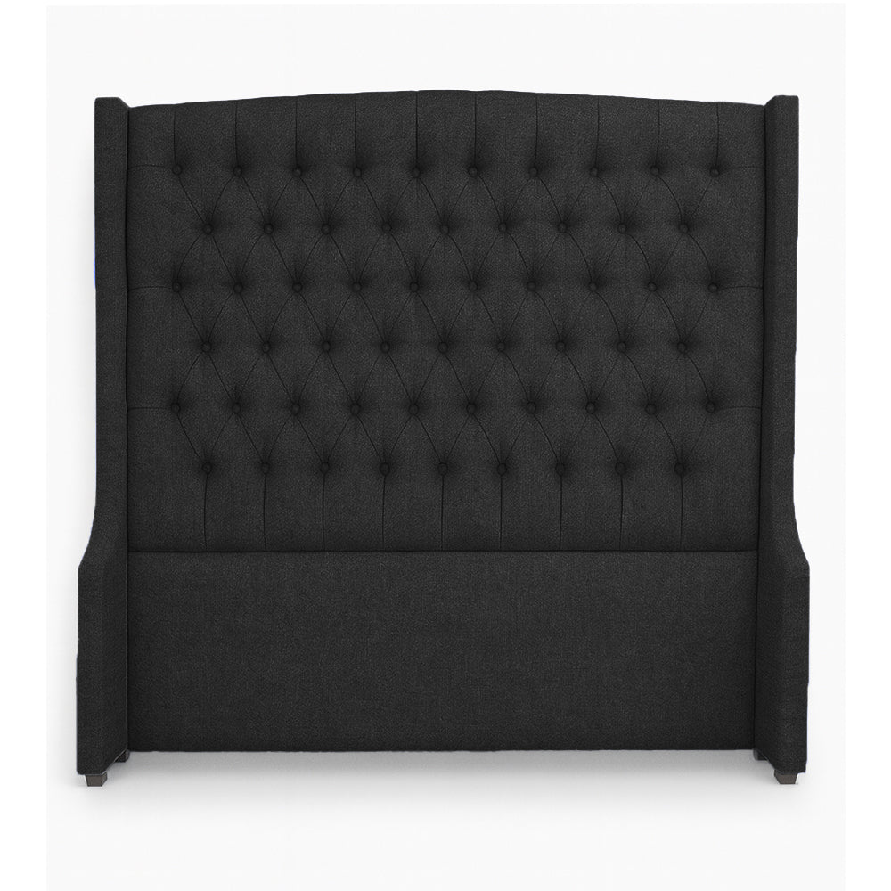 Reya Buttoned Wing Headboard