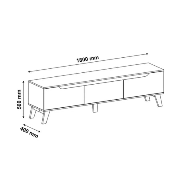 Rhodes White Tv Stand