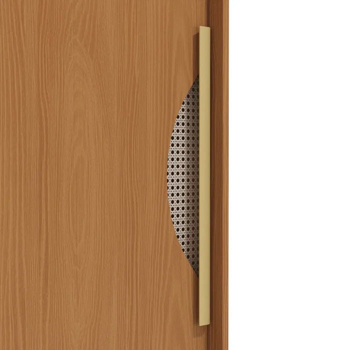 Rosaphine 3 Door Sliding Wardrobe Revisible Doors