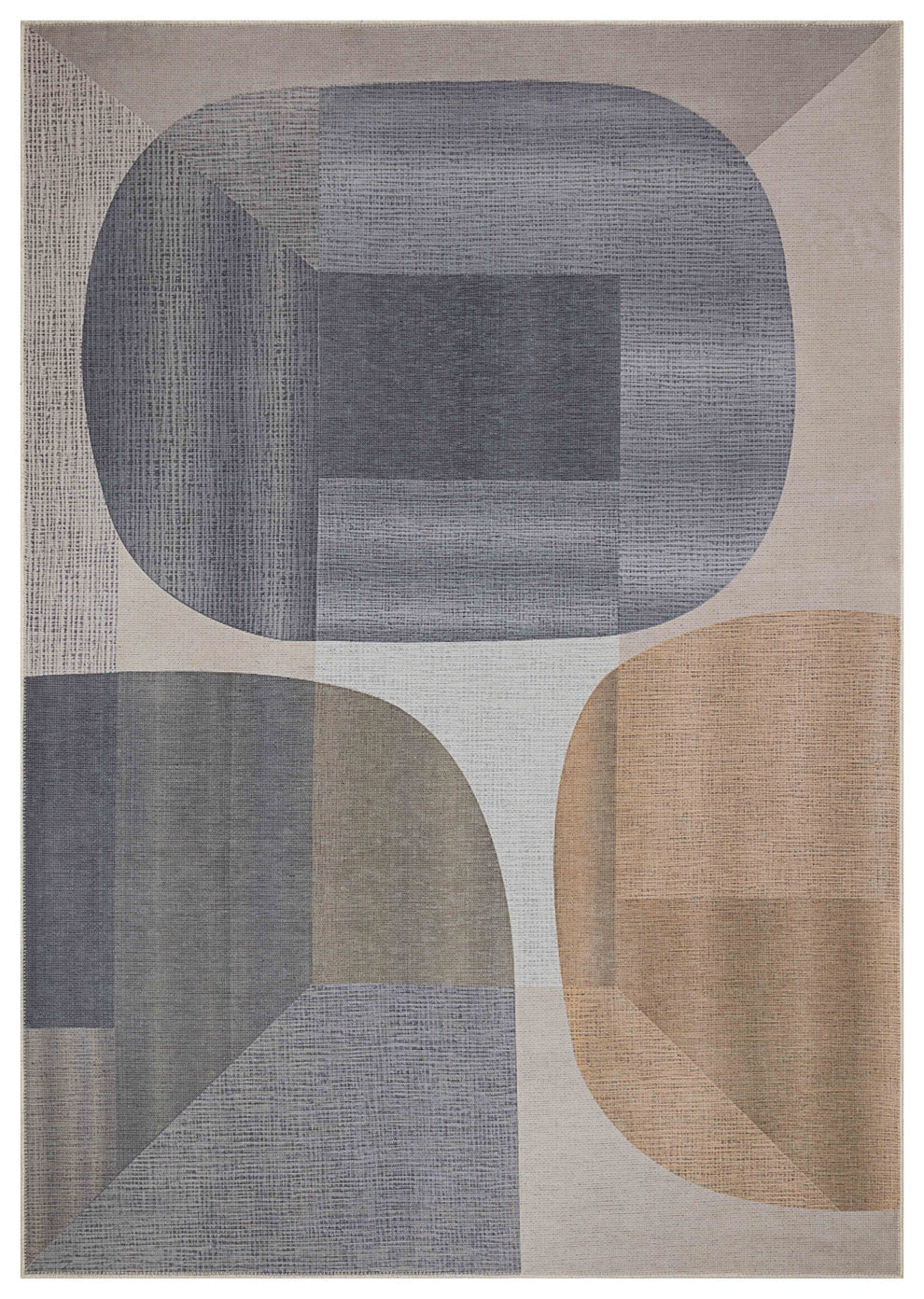 Roundabout-Wheat Rug