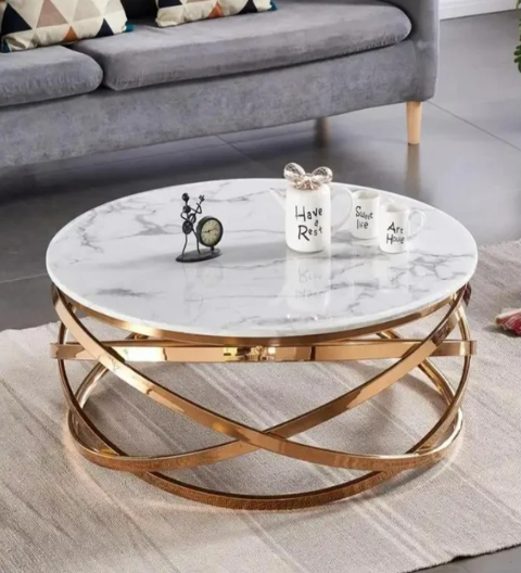 Kesha Marble Coffee Table And Side Table Set