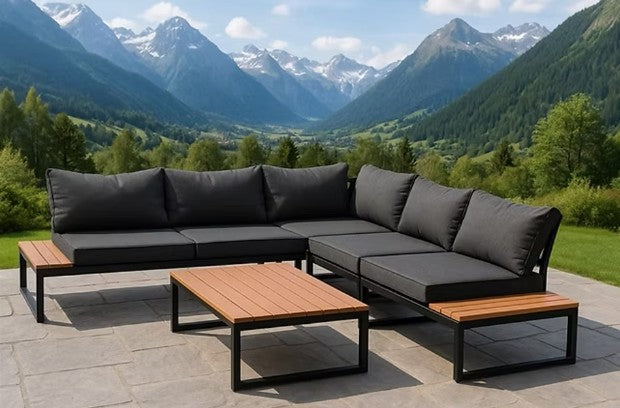 Malibu Luxe Outdoor Corner Sofa Set