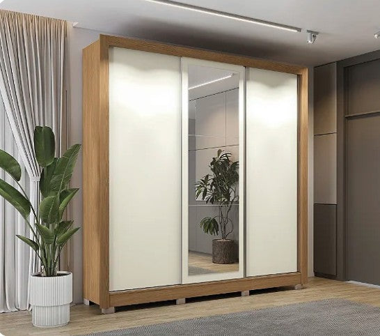 Estrada 3 Door Reversable Sliding Wardrobe