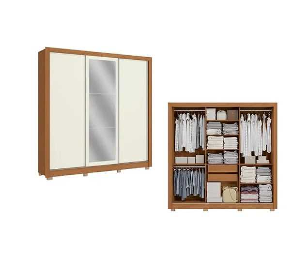 Estrada 3 Door Reversable Sliding Wardrobe
