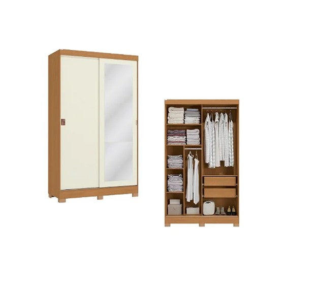 Ourania 2 Doors and 2 Drawers Wardrobe