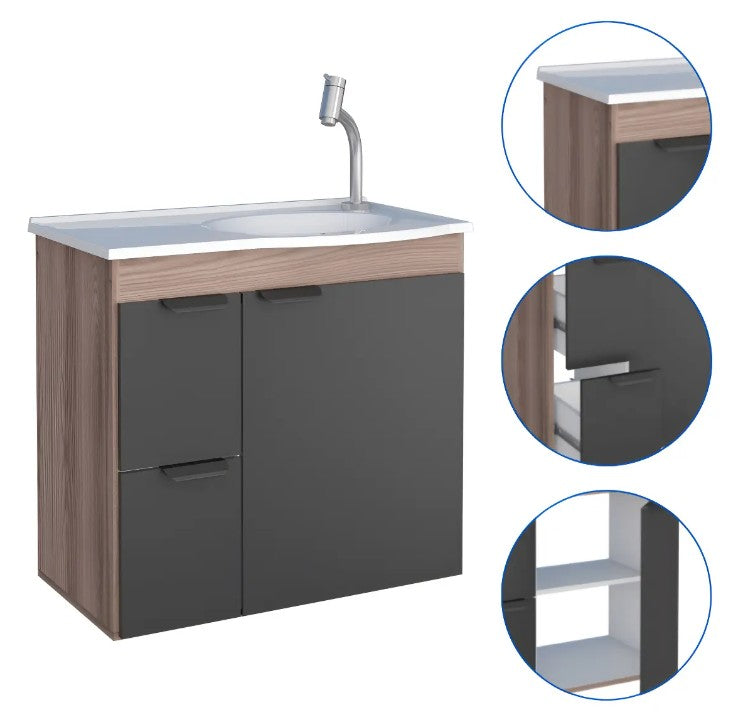 Margarida Wooden Bathroom Vanity