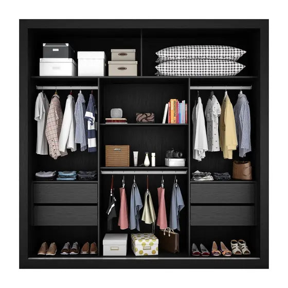 Trianon 2-Door With 4-Drawer Wardrobe