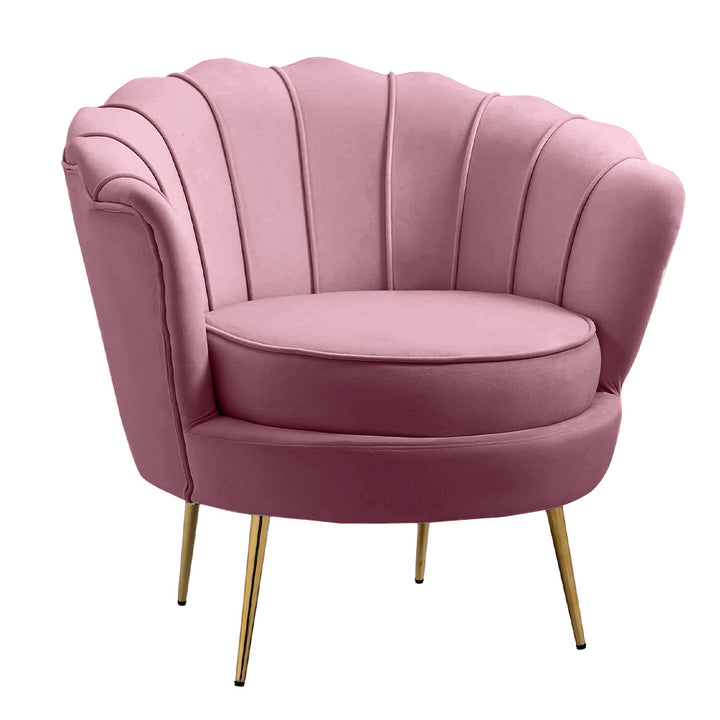 Tulip Single Seater Velvet Couch