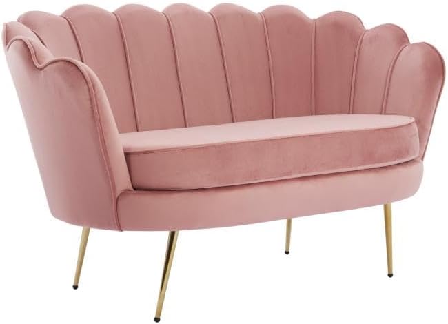 Tulip Velvet Double Seater Couch
