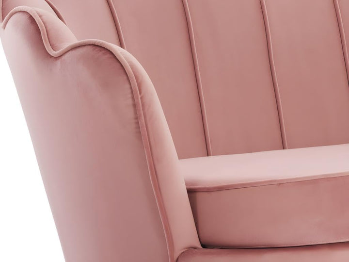 Tulip Velvet Double Seater Couch