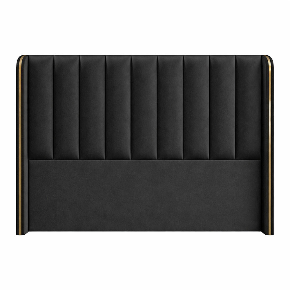 Coralie Upholstered Velvet Wingback Headboard